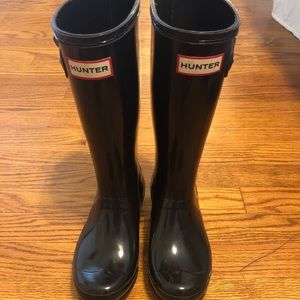 Kids Size 3 Black Hunter Boots